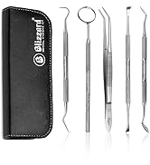Dental Tools by Blizzard - Plaque Remover for Teeth - Professional Dental Hygiene Cleaning Kit 5-...