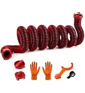 Caravista 20 FT RV Sewer Hose Kit - Tote Tank Sewer Hose Kit - Heavy Duty Camper Sewer Extension ...