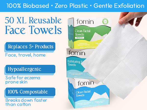 clean face towel