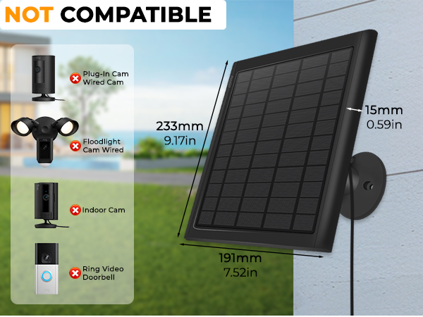 solar panels for ring cameras outdoor