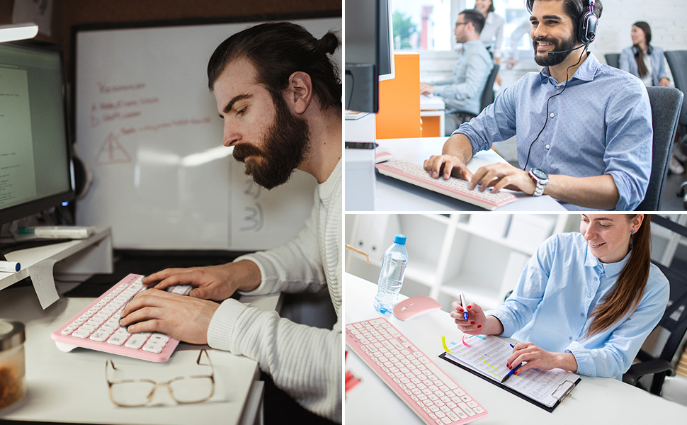 Wireless Keyboard and Mouse Combo