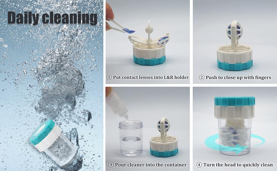 contact lens cleaner washer