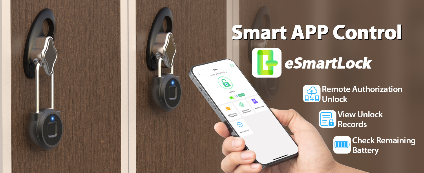 Fingerprint Padlock Fingerprint Locker Lock