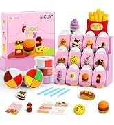 ARTPAR Air Dry Clay Kit for Kids,12 Box Mini Food Modeling Magic Clay Sculpting Set,Safe Non-Stic...