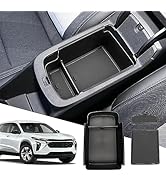 SXCY Fit for Chevy 2024 Trax Armrest Storage Box,Console Organizer Tray for Chevy 2024 Trax LS LT...