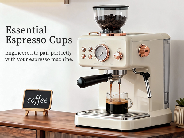 tasas de cafe expreso modernas
