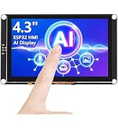 ELECROW ESP32 Display 800×480, 4.3" HMI Advanced ESP32 IPS Touch Display, Support AI Speech Inter...