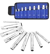 WORKPRO 9-Piece Shower Valve Socket Wrench Set with Bar Handle, for Bathroom Removal of Tub and S...