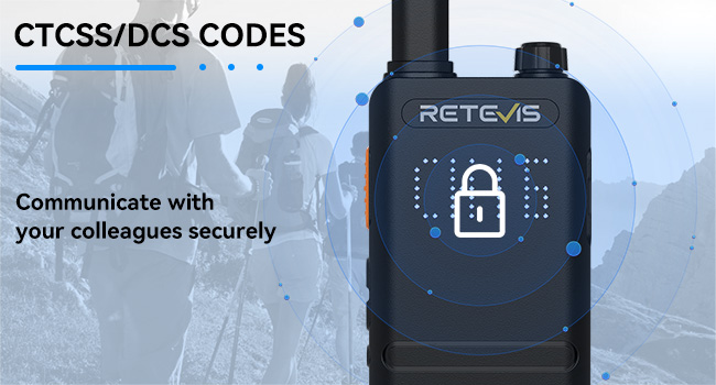 Equipped with CTCSS/DCS tones