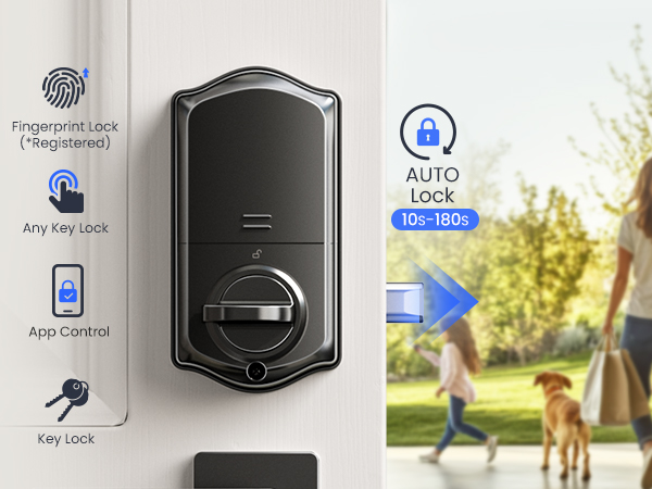 Veise Fingerprint Smart Door Lock