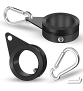Anovo Flag Pole Rings, Flagpole Rings Aluminum Alloy 360° Rotating Anti Wrap Flag Mounting Spinni...