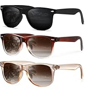 DEMIKOS Sunglasses Men Polarized Sunglasses for Womens Trendy Retro Mirror Lens for Driving Fishi...