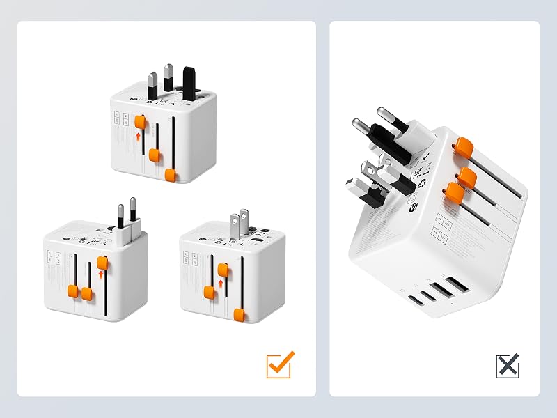 TESSAN 65W GaN Universal Travel Adapter