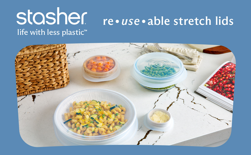 stasher stretch lids
