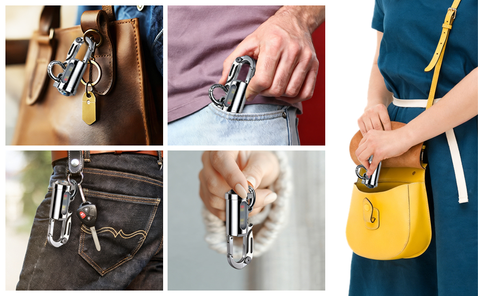 Keychain flashlight
