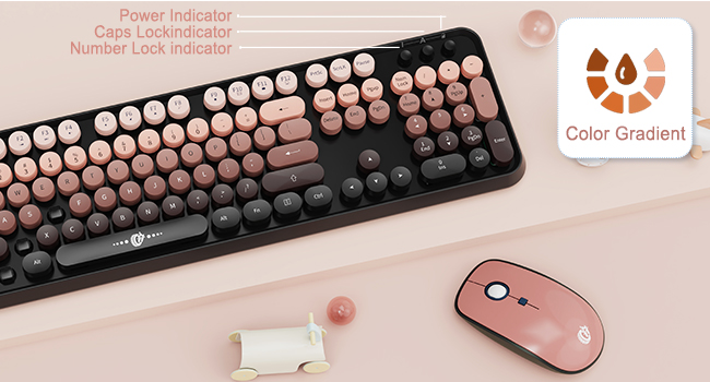 retro keyboard with indicator lights