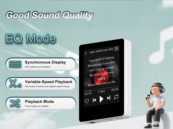 pink mp3 player, tiny mp3 player, small mp3 player, mp3 case, mp3 headphones