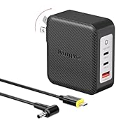 King Ma 140W GaN Laptop Charger, PD 3.1 Fast Wall Charger with Foldable Plug & USB-C Cable, 3-Por...