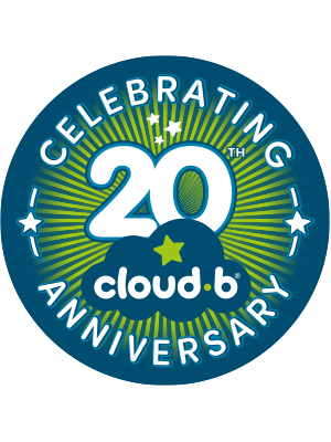 Cloud B anniversary Logo