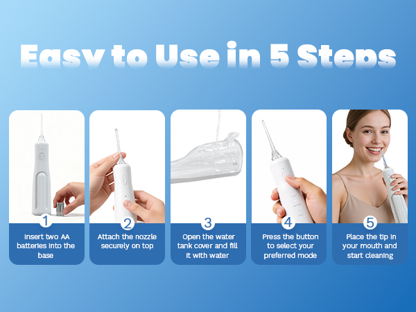 cordless water flosser