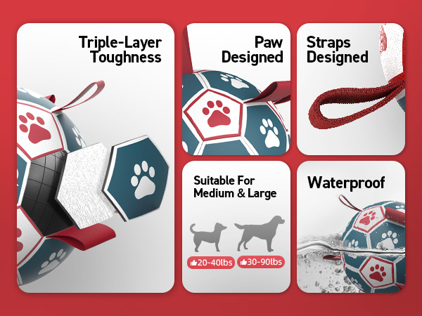 dog soccer ball for medium dogs