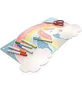 Uncommon Desks Kid's Desk Mat - for Schoolwork Arts & Crafts - Fun Computer & Mouse Pad Blotter -...