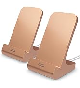 Oinmely 2-Pack Wireless Charger Wireless Phone Charger Stand Qi-Certified 10W Max Compatible with...