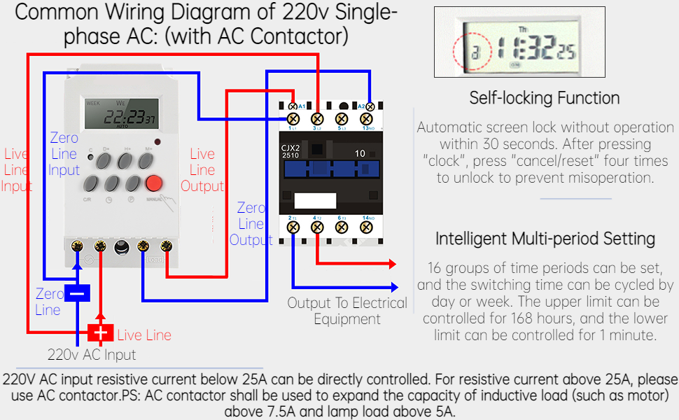 Programmable Timer Switch Relay