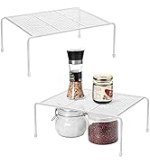 Lonian Kitchen Cupboard Organiser, Home and Kitchen Storage Shelf Wire Rack for Kitchen Cabinets,...
