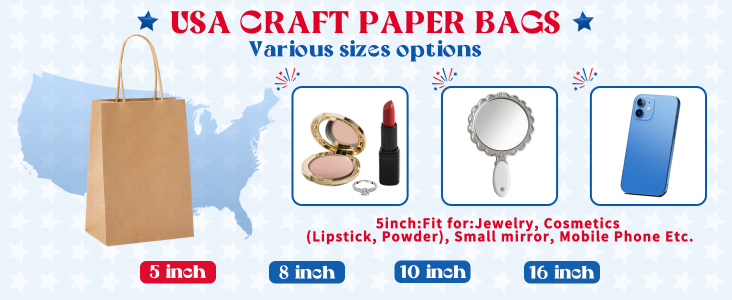 brown paper bags with handles
