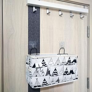 hanging over the door