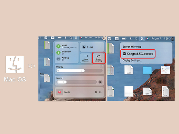 One-click wireless display dongle, instant disconnect button for office meeting privacy