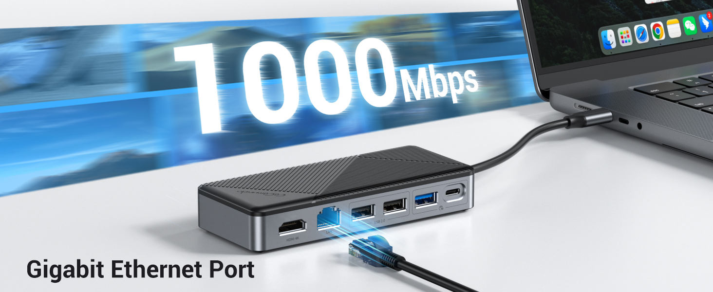 GiGimundo GM28PR usb c hub nvme sdd enclosure with rj45 ethernet A+2-5