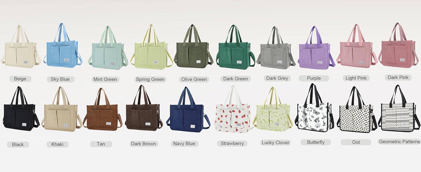tote bag with pockets