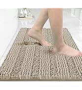 Yimobra Bathroom Rug Mat 32 x 20, Non Slip and Super Absorbent Bath Mat,Machine Washable Quick Dr...