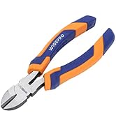 WISEPRO 6 Inch Diagonal Cutting Pliers Wire Flush Cutters Side Cutting Pliers