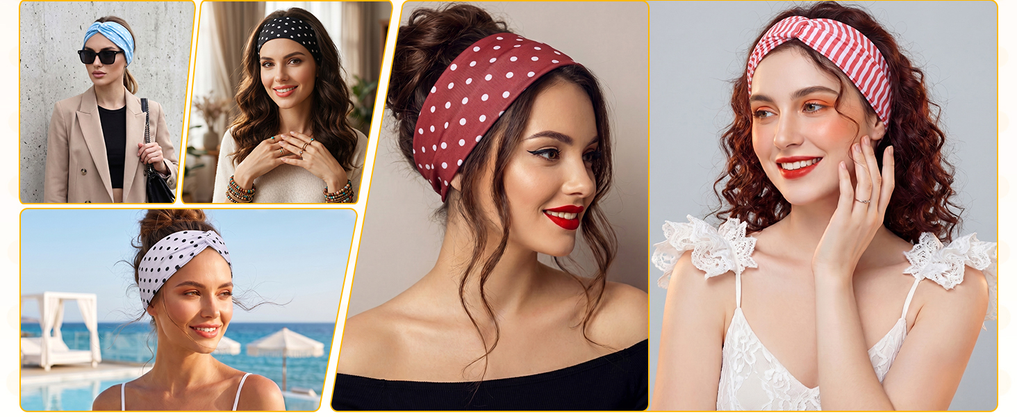 Polka Dot Headbands