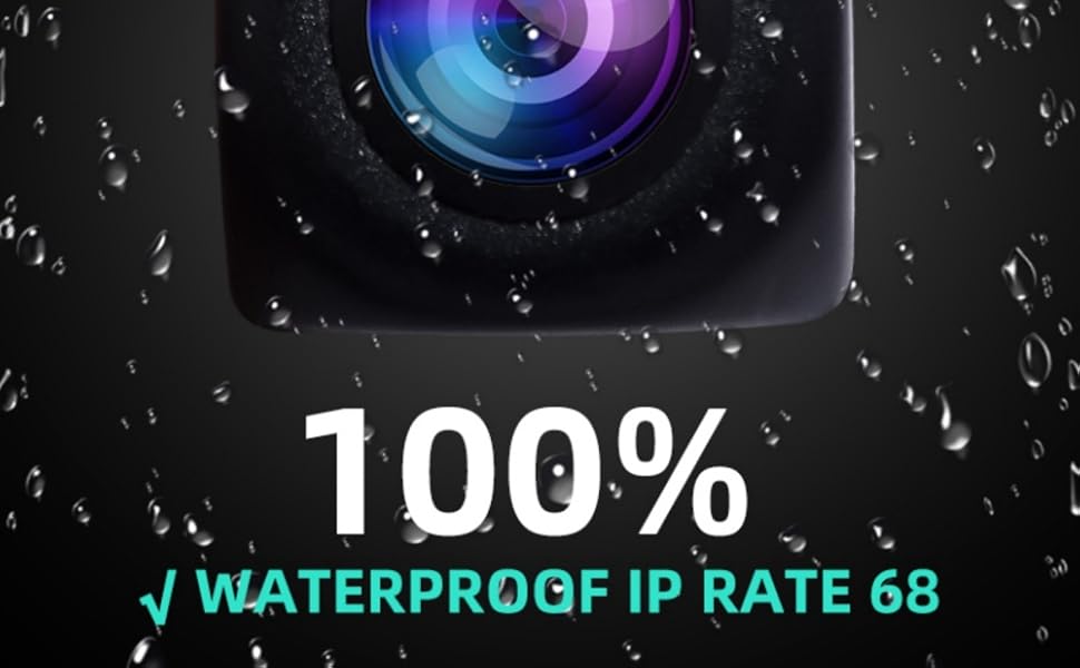 100% waterproof ip rate68