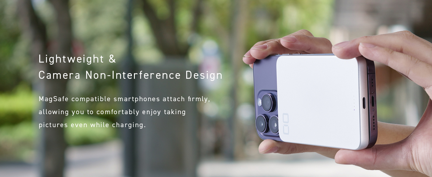 Enjoy taking pictures while charging