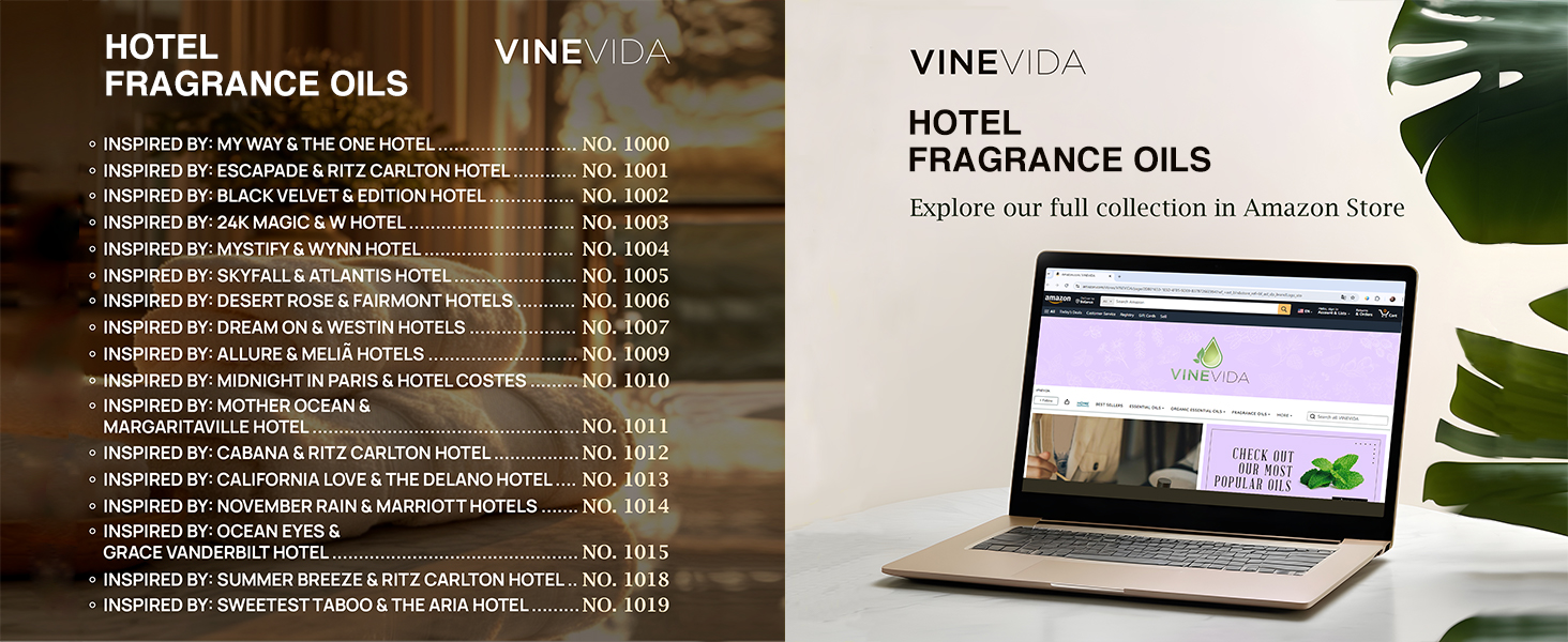 hotel fragrance oils