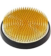 KAKURI Kenzan Flower Frog Round Holder 3", Japanese Ikebana Flower Arrangement Supplies, Professi...