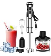 Colarlemo 1800W Immersion Blender Handheld 4-in-1 Hand Blender Stick for Ice Crushing Smoothie, B...