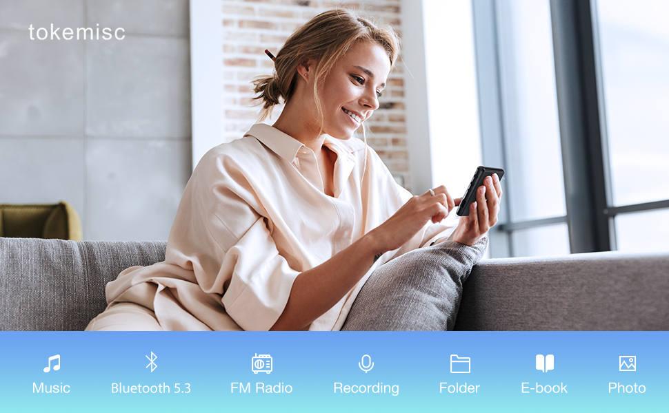 Tokemisc multifunctional mp3 player