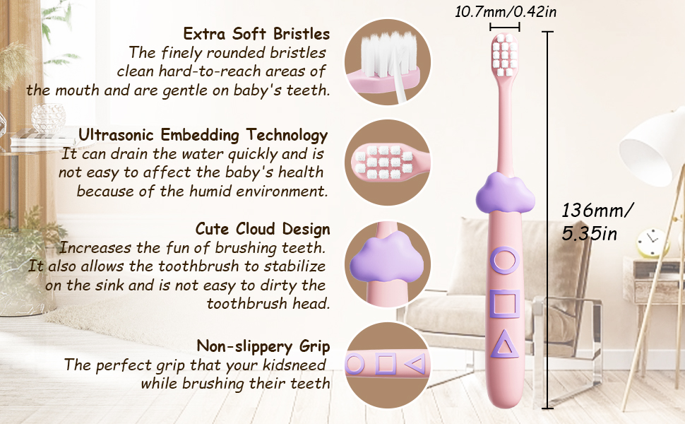 kids toothbrushes,toothbrush for kids,toothbrushes bulk,toothbrush for toddlers 1-3,baby toothbrush