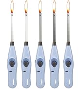 Emarful Candle Lighter Long Reach Neck,Extended Metal Wand Fire Lighters Set for Grill Fireplace ...