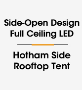 SanHima Rooftop Tent Hard Shell - Hotham Side Overland Aluminium Roof Top Tent