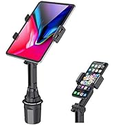 WixGear Cup Tablets Holder for Car, Car Cup Holder Tablet and Phone Mount Adjustable Automobile C...