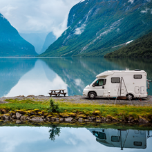 camping RV trailer compact storage for travel