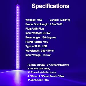 UV LED Blacklight fixtures