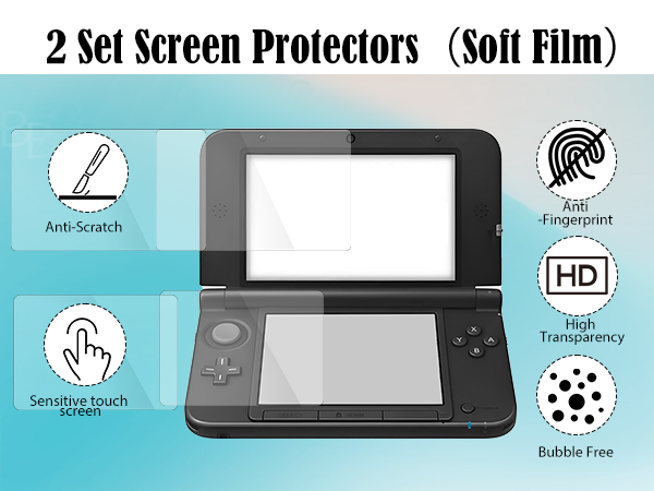 3ds xl/ll screen protector